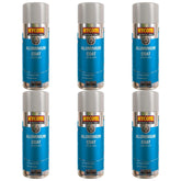 6X Hycote Aluminium Coat Spray Paint 400ml Spray Paint